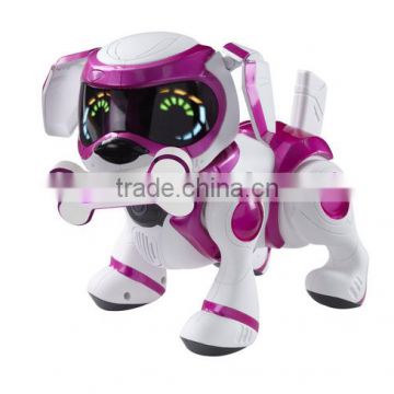 Plastic Sound&Light Robotic Puppy Toys For Kids/Customized Electronic Robotic Animals Plastic Toys/OEM Made Function Plastic Toy