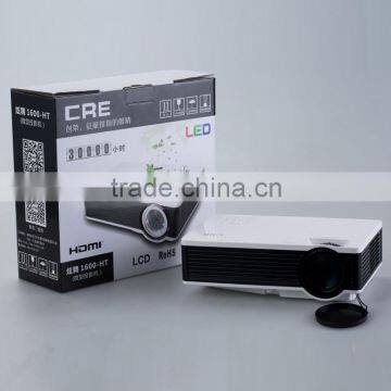 High-performance cheap LCD LED 1000 lumens with 800*480 resolution pocket projector