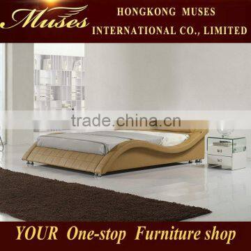 2014 hot sale modern bedroom furniture wave bed M040#