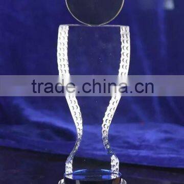 wholesale blank crystal trophy