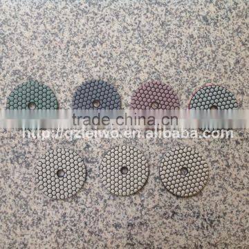 Dry Polishing Pads 4 inch (100 mm) Marble Granite Polishing Tool Polisher Pads Abrasive Disc Sander China Diamond Tools