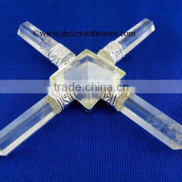 Crystal Quartz Pyramid Energy Generator