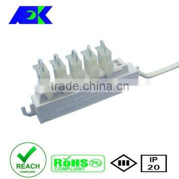 24V Gx53 Aluminum Ceiling Light Fixture GX53 Lampholder Connectors With DC Jack Female 2 Pin 2.1*5.5mm Terminal Connectors photo-6