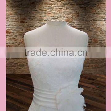 Romantic Corded Lace White Lace See-through Prom Dress photo-3