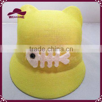 Baby Child 3D Cartoon Fish Knitting Ride Hat photo-3