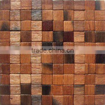 HML13 European Style Wood Mosaic Artwork Wall Tile