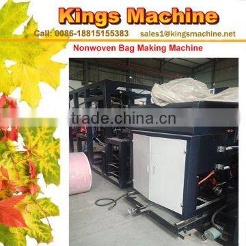 Wenzhou Most Popular Latest Nonwoven Handle Bag Making Machine(Kings brand)