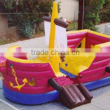 hot sale pirate ship inflatable castle bouncer, inflatable jumper, air bouncer