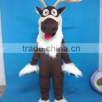 HI CE Hot Sale Frozen Character Adult Reindeer Sven Mascot Costume