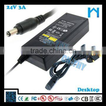 CE RoHS Approved Cctv 75w 24v 3a dc Power Supply photo-6