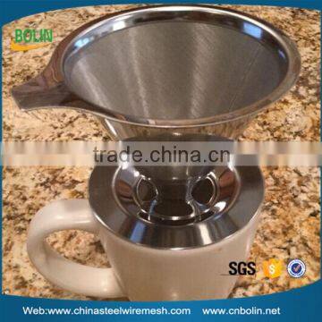 New Products 304 Stainless Steel Pour Over Cone Coffee Filter/Coffee Dripper photo-4