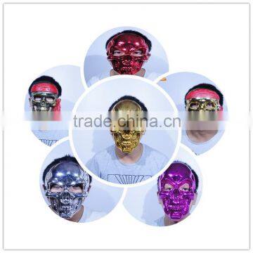 halloween cosplay mask pvc mask horror skeleton scary skull mask for adult