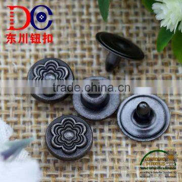 Factory custom-made high quality garment jeans buttons and garment rivets