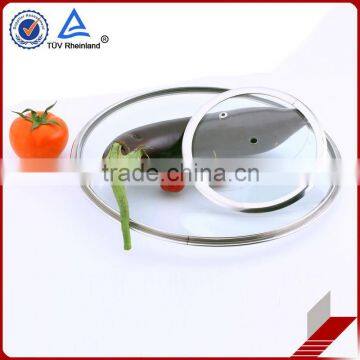 Tempered Glass Pan Cover Round Cover