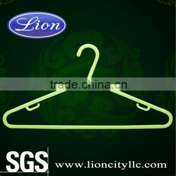 LEC-P5001 purple colored plastic hangers wholesale