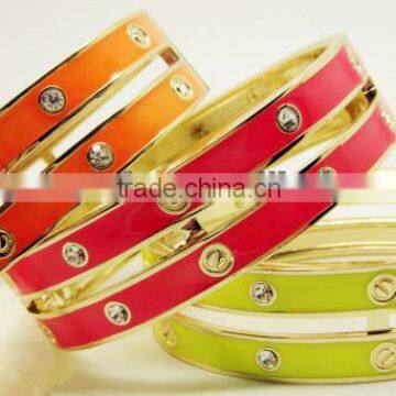 YH1157 Mint celebrity Armreif orange alibaba.de schlichte Armbaender fuer Frauen