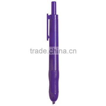 Retractable Highlighter-Purple Side