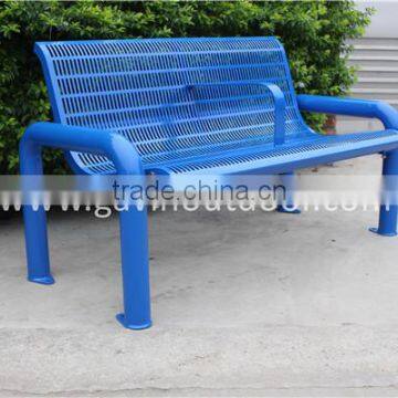 Powder coated park bench frame metal park bench