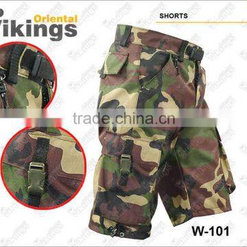Mens Cotton Camo Cargo Shorts