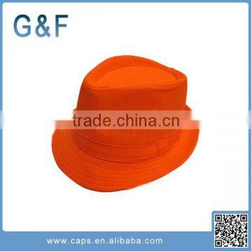 New Style Top Selling Orange Fedora Hat