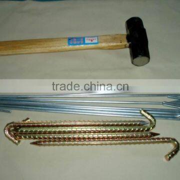 Tent Fittings/various Tent Poles,tent Pegs/Tent Hammer/tent Guy Ropes photo-2