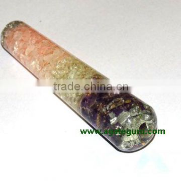 Rose Crystal Amethyst Smooth Massage Wands