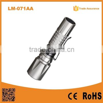 New Design Aluminum LED 1*AA Dry Battery LED Flashlight Torch Light