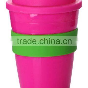 BPA Free12OZ Double Wall Reusable Plastic Coffee Mug