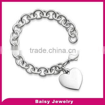 hot selling new design women stainless steel chain link bracelet