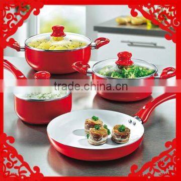 ALUMINUM CERAMIC COATED COOKWARE SET. MODEL NO JD-TZ07(270913)