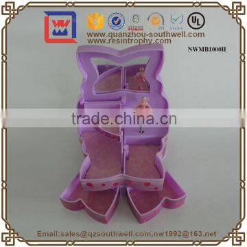 Fashion Plastic Jewelry Box With Drawer Toy Carousel Music Box photo-2