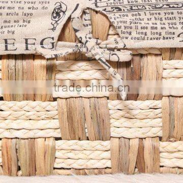 7 Hand Woven - Pastoral Style - Straw - Storage Basket - Storage Basket - Water Basket - Sundry Basket - Woven Baskets photo-3