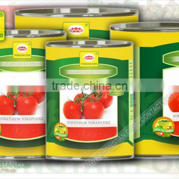 Tomatoes in tomato sauce in canned