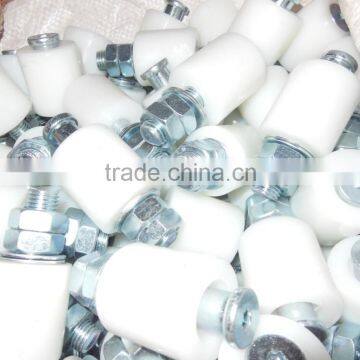 white nylon sliding gate nylon roller