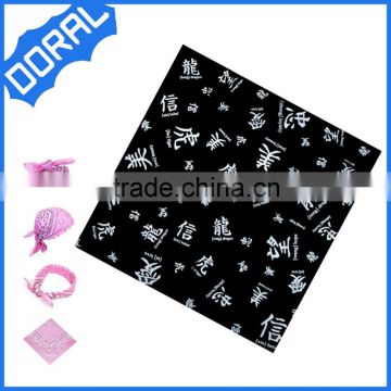 Skull custom logo bandanas, high quality kerchief