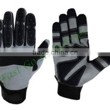 Mechanic Gloves with Logo Printing and Label