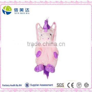 Plush Unicorn Pink Soft Backpack