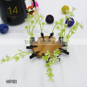 Plant grass head long grass hair clip flower sprouts flower hairpin