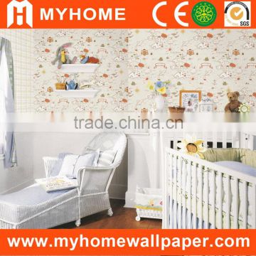 C11204 New Arrival Cheap Kids Bedroom World Map Wallpaper