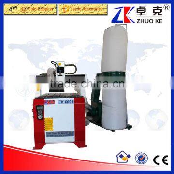 1.5KW Water Cooling Spindle 6090 Advertising CNC Router Machine For Wood Acrylic With Single Bag Dust Collector