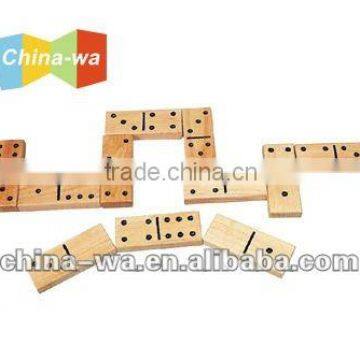 wooden big domino toy set