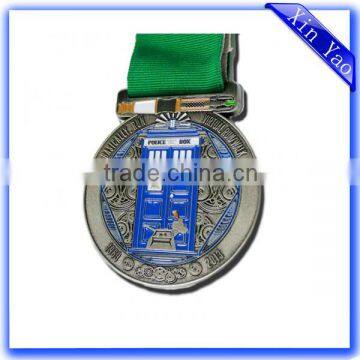 High Quality Custom Shape Zinc Alloy Nickel Enamel Medal photo-3