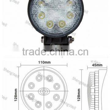 24w Led Work Light 9--32V IP67 Led Work Light Flood/Spot Beam Car Led Working Light Auto Led Hanging Work Light