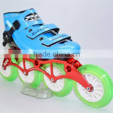 carbon speed skating shoes blue color 100% handmade inline skate roller skate india skate OEM ODM logo