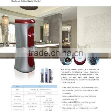 AQUAOSMO Floorstanding Bottled Water Dispenser, Compressor Cooling Water Cooler photo-5