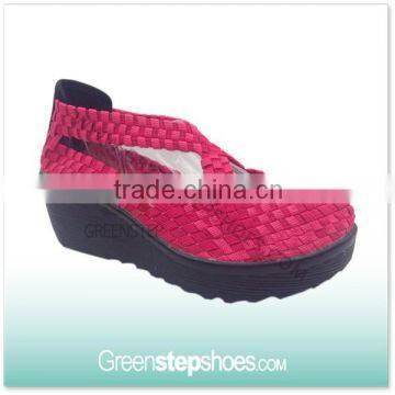 Lady Woven Elastic Portable Walking Shoes photo-2