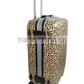 2015 Zhejiang Factury High-grade Configuration Leopard Print Luggage Sets, 3Pcs Hardcase Fashionable PC Trolley Case photo-5