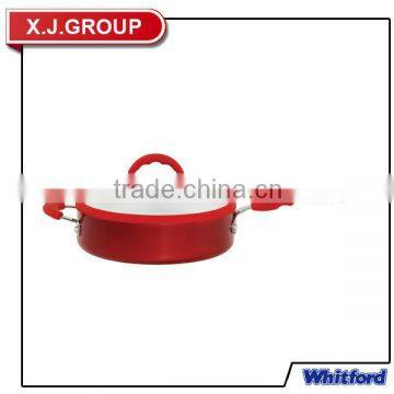 24cm ceramic frying pan wiht glass lid XJ-12607