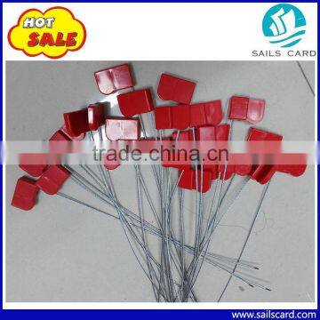 With F08 chip 13.56mhz ABS Material RFID Steel seal tag