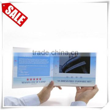 OEM / ODM Advertising lcd video mailer Video flip Book